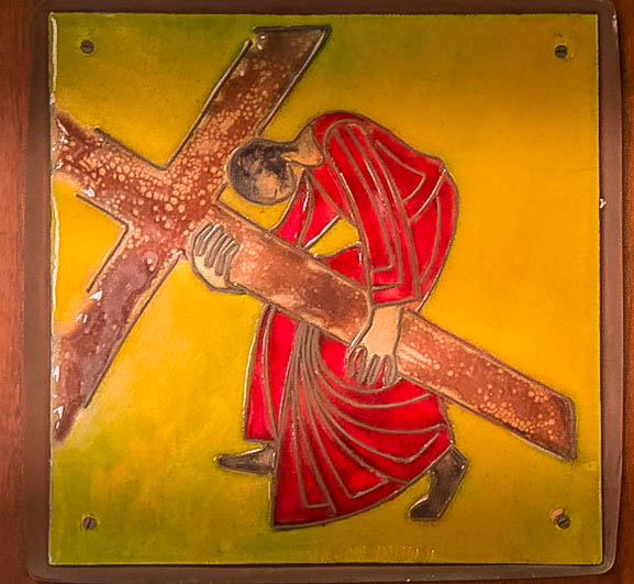 Jesus receives His Cross