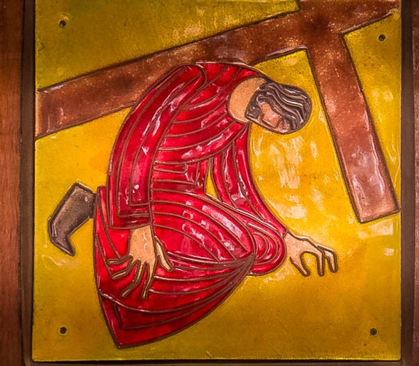 Jesus falls the First Time