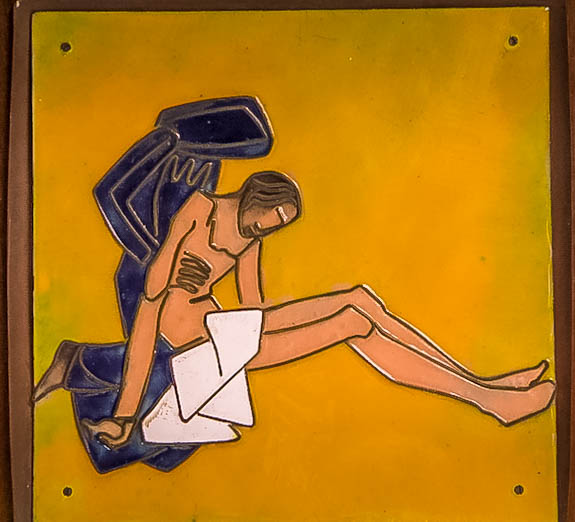 Jesus is taken down from the Cross