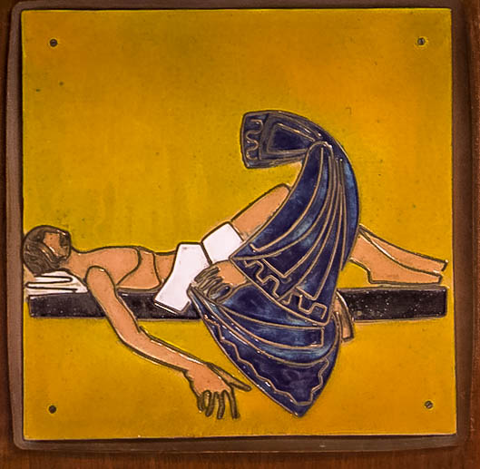 Jesus is laid in the Tomb